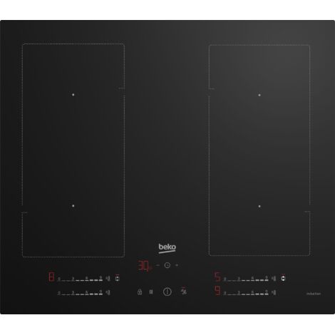 Beko Beko HII 64720 UF2T piano cottura Nero Da incasso 59 cm Piano cottura a induzione 4 Fornello(i) (1/5)