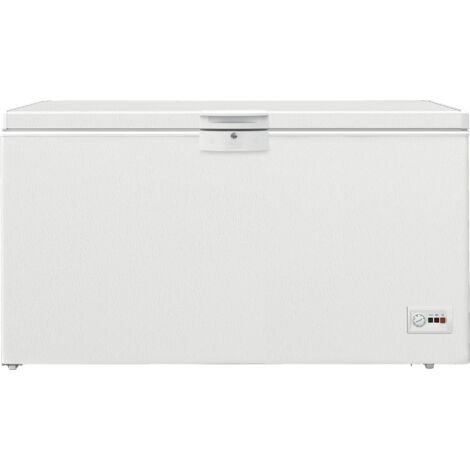 Beko HSM46740: Congelatore Orizzontale, Statico, 451 L, 155.2 cm. Capacità netta congelatore: 451 L, Classe climatica: SN-T, Capacità di congelamento: 20,5 kg/24h, Autonomia senza energia elettrica...