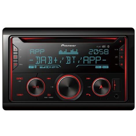 Pioneer FH-S820DAB Radio per auto Ricevitore multimediale Nero 200 W Bluetooth