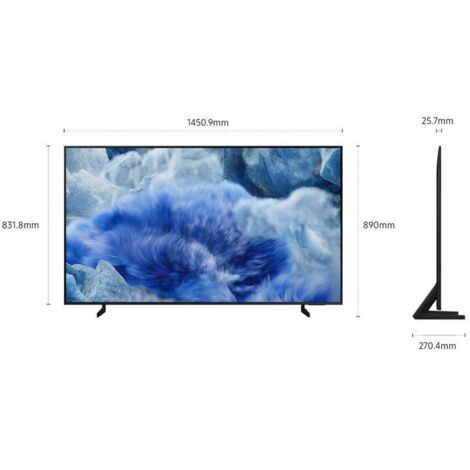 Samsung QE65Q8FAAUXZT Televisione 65 Smart TV 4K Ultra HD Wi-Fi Grigio (1/5)