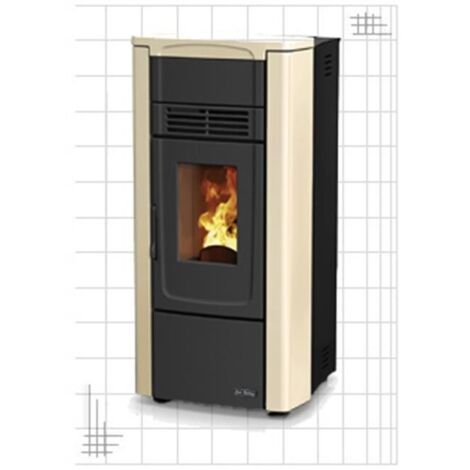 Stufa pellet DALZOT Dal Zotto Gabry Elite Evo Stufa a Pellet 8 Kw Avorio (001281254)