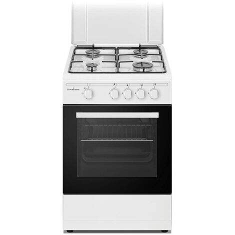 Schaub-Lorenz SS450GW Cucina a Gas 4 Fuochi 50x50cm con Forno a Gas Bianco