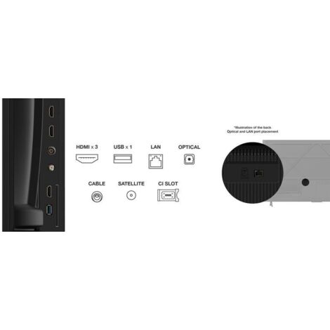 TCL P69K Serie Smart TV 4K Ultra HD 65 pollici 65P69K, Dolby Audio, HDR10+, Google TV