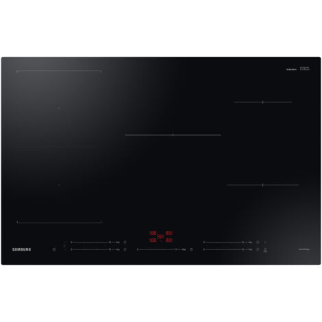 Samsung Piano a Induzione Slim Fit 80cm NZ85C5047FK. Colore del prodotto: Nero, Posizionamento dell'apparecchio: Da incasso, Dimensione della larghezza del piano cottura: 80 cm. Ti... - NZ85C5047FK/U1