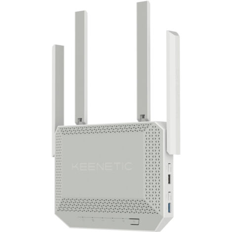 Keenetic Titan Router Multi-Gigabit Wi-Fi 7 BE7200 mesh con smart switch con 1 porta 10G, 1 porta 2.5G e 4 porte 1G, porte USB 3.2 e 2.0 multifunzione (1/2)