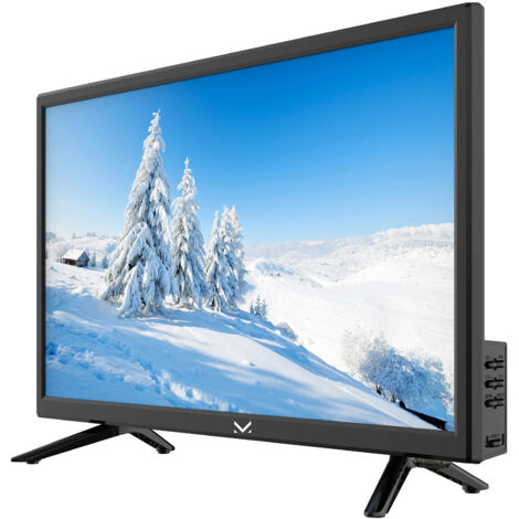TV LED SM22 FHD V1 22″ Smart VIDAA – Full HD, Wi-Fi, DVB-T/T2 E DVB-S/S2, Doppia Alimentazione AC/DC Con Adattatore Auto