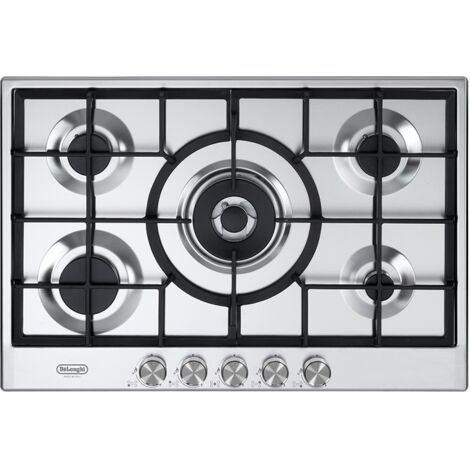 De Longhi Piano Cottura NSL 575 X a Gas 5 Fuochi Gas Colore Inox