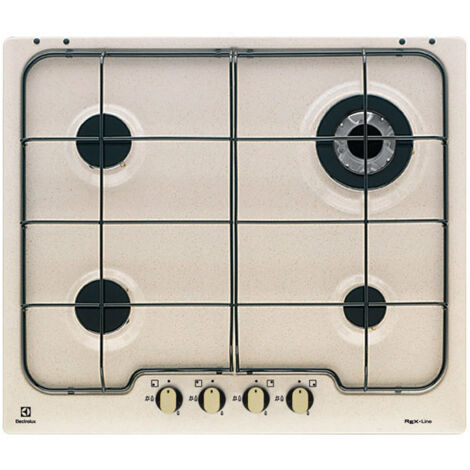Electrolux Piano Cottura PS640RUV a Gas 4 Fuochi Gas Colore Avena (1/2)