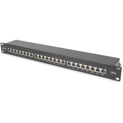 Digitus Patchp. 19” Cat6a EA 24-fach bk (1/5)