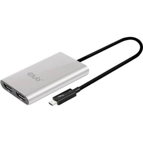 Club3d Thunderbolt™ 3 to Displayport™ 1.2 Dual Monitor 4K 60Hz (1/5)