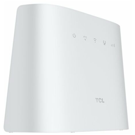 Tcl Hh132vm Home Station Modem Router Hub 4g Lte Cat 12/13 (600/150mbps) Nano Sim Wi-fi Dual Band 2.4/5ghz Max 64 Utenti Bianco