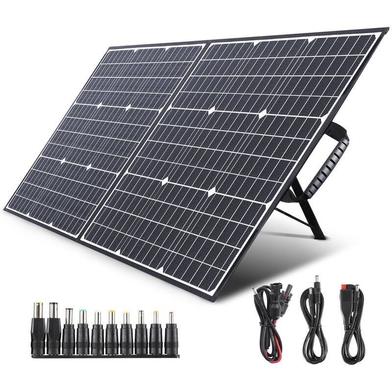 160W 12V tragbares Solarpanel Solarmodule für Autobatterie/tragbaren  Generator 