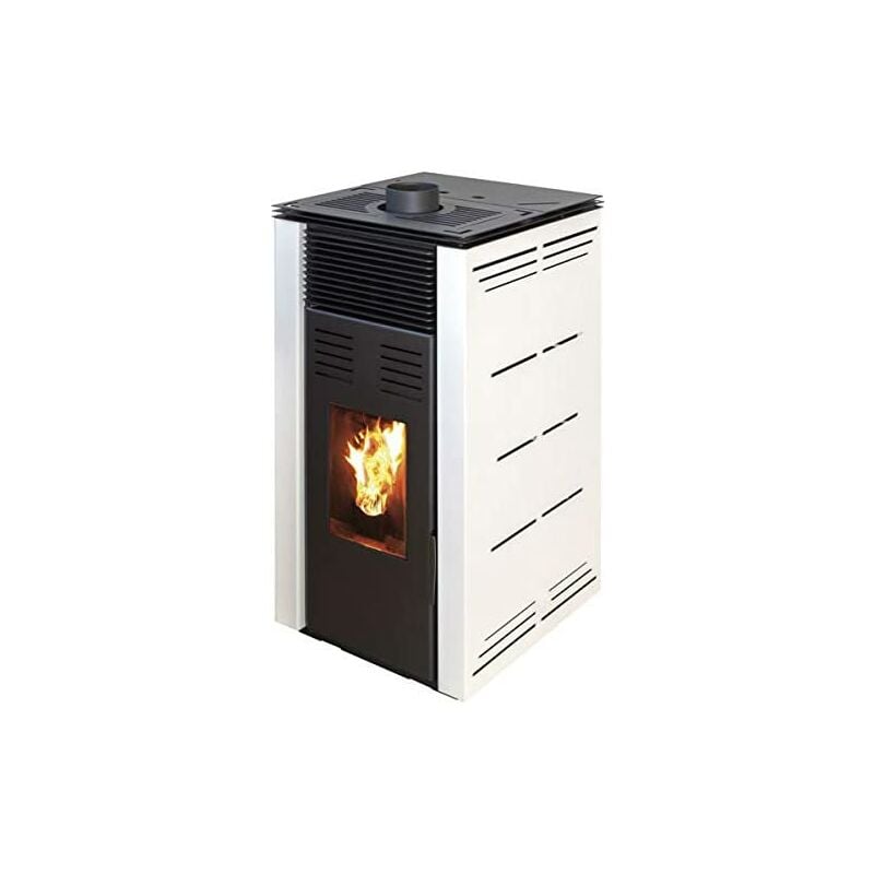 Estufa De Pellet Joima Natur Style 8 Kw Blanco