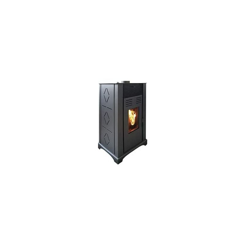 Estufa De Pellet Joima Terranova 7 Kw Gris