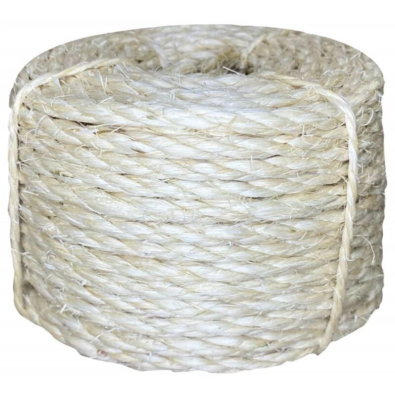 Corde en fibre naturelle solide en sisal 4 mm, 5 mm, 6 mm d