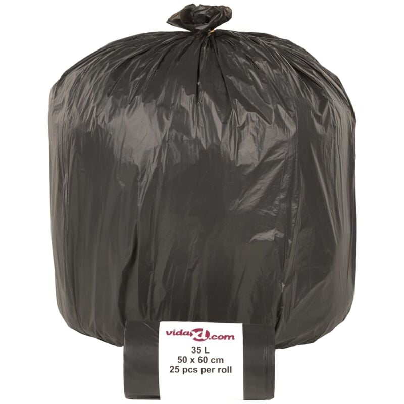 Petit sac poubelle noir 50 litres 35 microns
