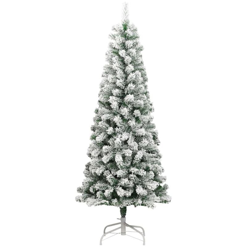 Sapin de Noël artificiel à charnière en épicéa pré-lit avec des lumières  blanches chaudes, un support pliable, un arbre de Noël en PVC écologique  pour la décoration de bureau à domicile 