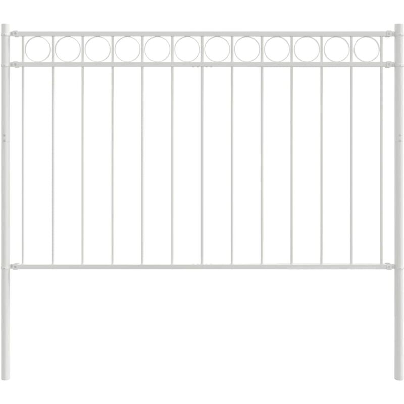 Clôture Jardin Relaxdays 3 Pièces - Acier Bronze, 98x63.5cm Par Élément - Bordure Décorative à Emboîter