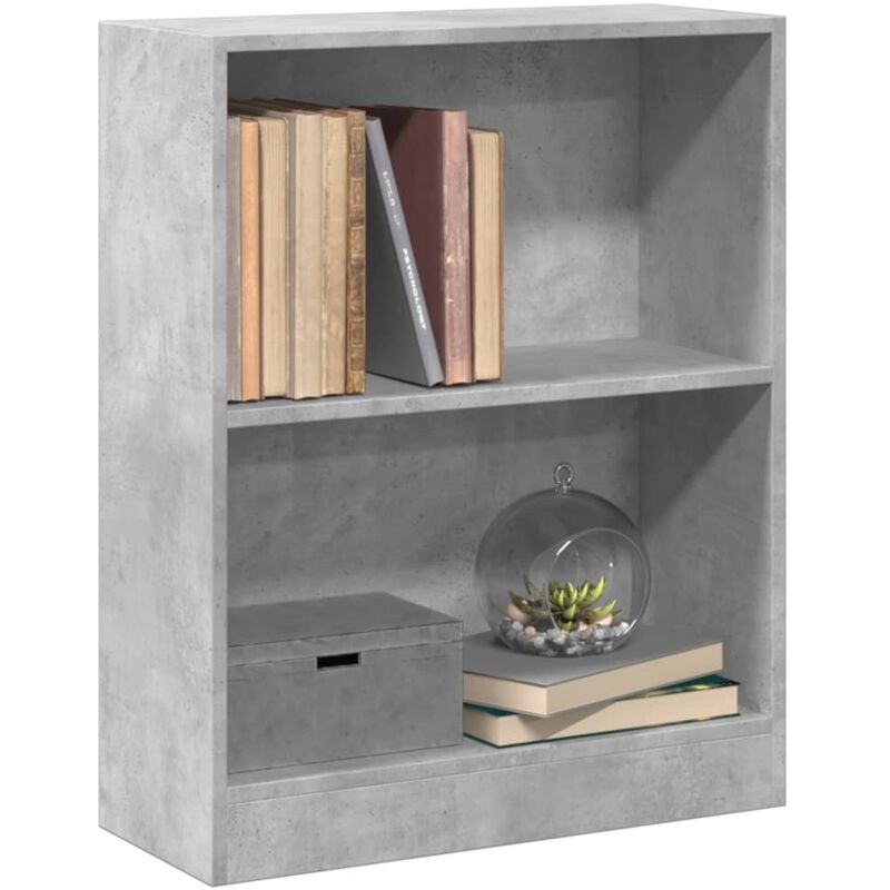 Bibliothèque | Armoire De Livres | Meuble De Rangement Sonoma Gris 40x30x152 Cm Bois Ingenierie Cfw998417 93693059