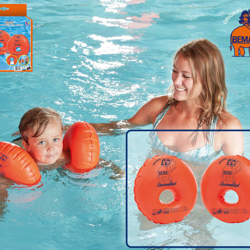 Bema Brassards De Natation Gonflable Duo Protect Orange