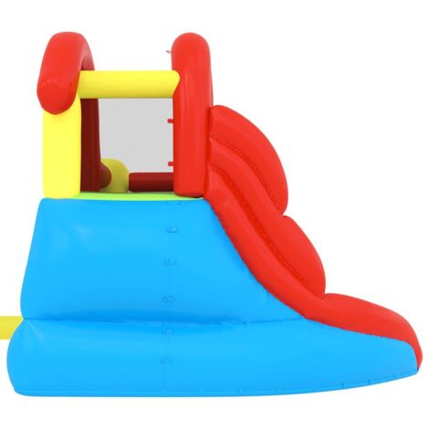 Château gonflable avec toboggan 200x365x190 cm PVC Happy Hop Château gonflable avec toboggan 200x365x190 cm PVC Happy Hop