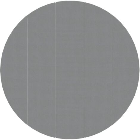 Vidaxl – Bâche de piscine ronde gris clair Ø550 cm – Géotextile polyester durable – Protection liner – Prolonge la durée de vie de la piscine (1/5)