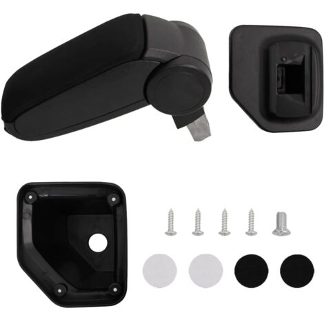 Accoudoir de voiture noir 15x32x(40-52) cm ABS vidaXL