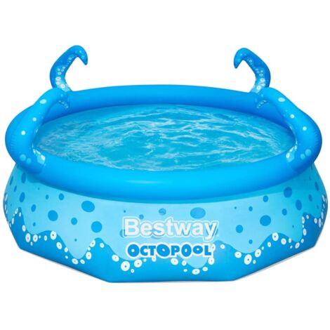 Bestway – Piscine gonflable OctoPool 274x76 cm – Parois renforcées en Tritech – Installation rapide en 10 minutes – Capacité 3153 litres