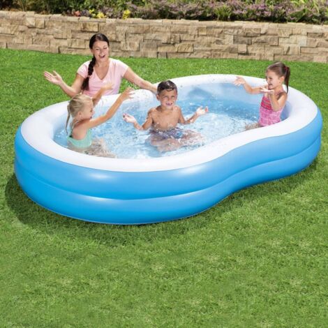 Piscine familiale Big Lagoon 262x157x46 cm Bestway (1/5)