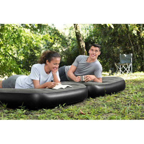 Bestway Lit gonflable 3 en 1 Noir et gris 188x99x25 cm (1/5)