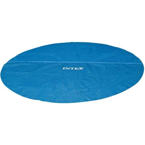 Intex – Bâche de piscine solaire bleue 290 cm – Polyéthylène 120 microns – Pour piscines de 305 cm – Économise le chauffage et prolonge la baignade (1/5)