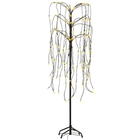 Arbre Lumineux à LED 180 cm Olivier Artificiel 300 LED Blanc Chaud