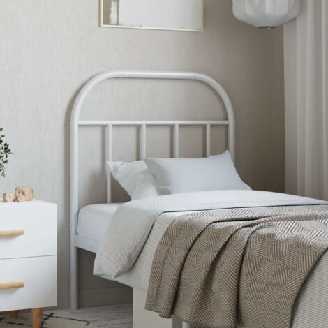 Tête de lit métal blanc 75 cm vidaXL (1/5)
