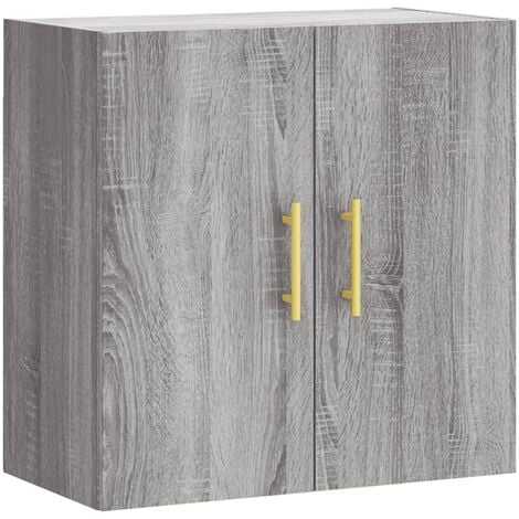 Armoire murale sonoma gris 60x31x60 cm bois d'ingénierie vidaXL
