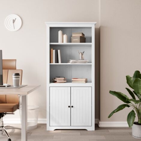 vidaXL Bibliothèque BODO blanc 82x40x173 cm bois de pin massif
