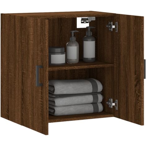 Armoire murale chêne marron 60x31x60 cm bois d'ingénierie vidaXL