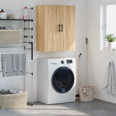 Vidaxl – Armoire murale chêne sonoma 69,5x34x90 cm – Bois d'ingénierie résistant à l'humidité – Design élégant pour optimisation d'espace