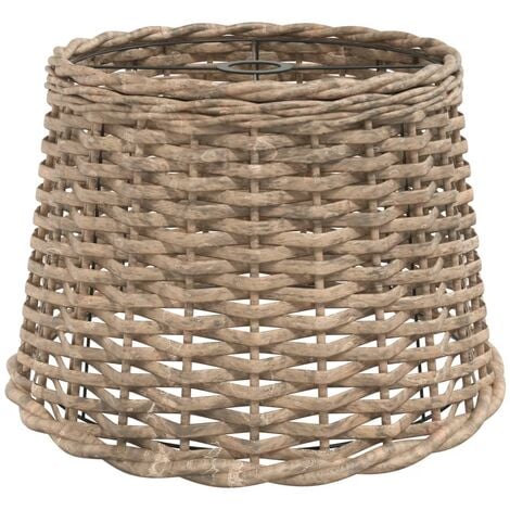 Abat-jour de plafonnier marron Ø40x26 cm osier vidaXL