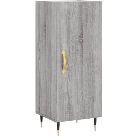 Buffet Sonoma gris 34,5x34x90 cm Bois d'ingénierie vidaXL (1/5)