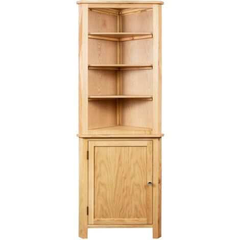 Armoire d'angle 59x36x180 cm Bois de chêne massif vidaXL