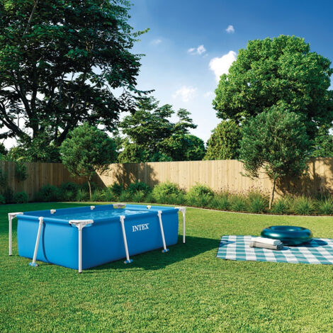 Piscine Intex Metal Frame Junior 4,50 X 2,20 X 0,84 M - Idéale Pour Enfants