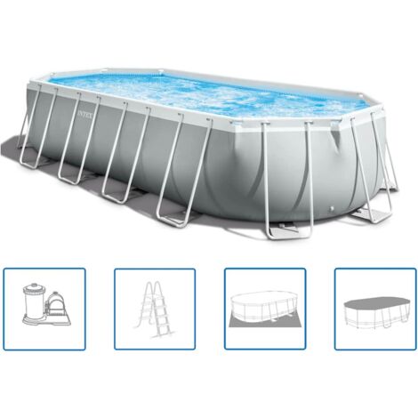 Ensemble de piscine ovale 610x305x122 cm 26798GN INTEX