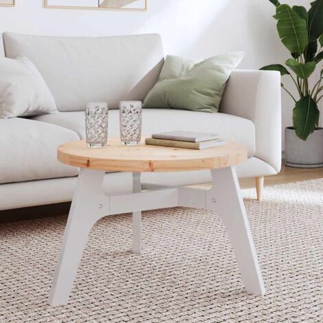 Dessus de table rond Ø60x3 cm bois de pin massif vidaXL