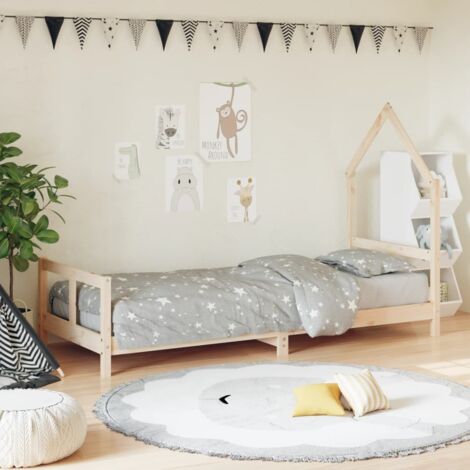 Cadre de lit pour enfants 80x200 cm bois de pin massif vidaXL (1/5)