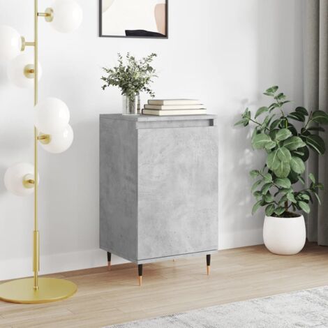Buffet gris béton 40x35x70 cm bois d'ingénierie vidaXL (1/5)