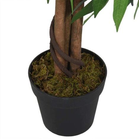 Artificial Mango Tree 300 Leaves 80 cm Green vidaXL