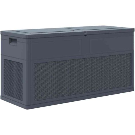 Boîte de rangement de jardin 320 L Anthracite vidaXL (1/5)