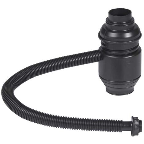 Nature – Connecteur filtrant pour récupérateur d'eau de pluie – Compatible diamètre 48 à 85 mm – Polyéthylène – Évite débordement réservoir