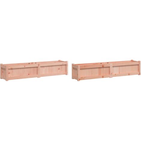 Jardinières 2 pcs bois massif douglas vidaXL (1/6)