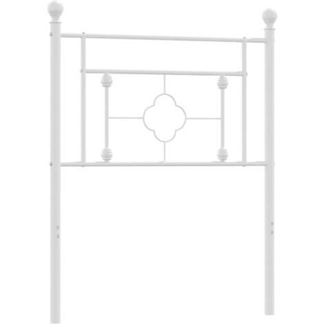 Tête de lit métal blanc 75 cm vidaXL (1/5)